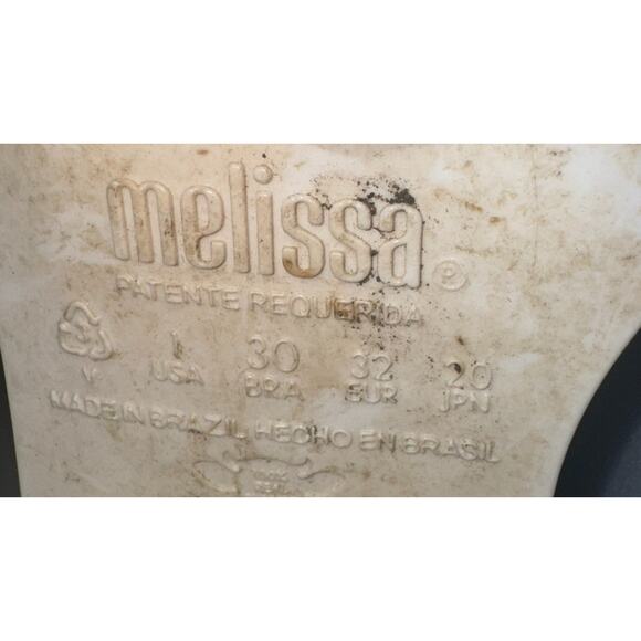 Melissa Girls 1 Mel Rain Boot II Outdoor Playwear Glitter Cool Weather Faux Fur - Picture 8 of 8